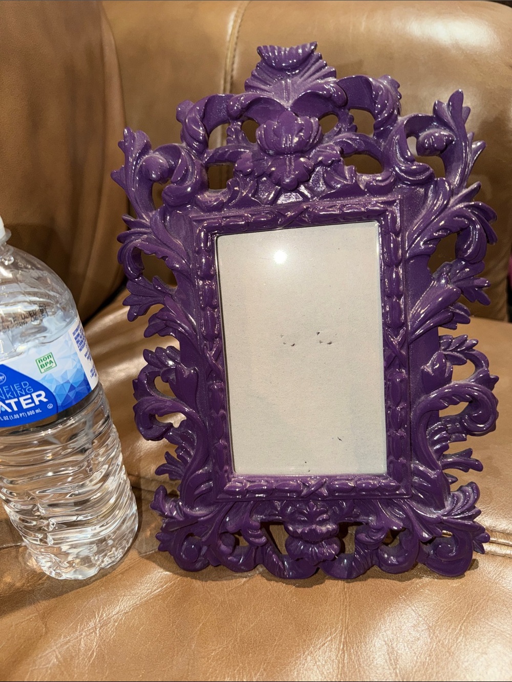 Ornate Decorative Purple Photo Frame - Home Accents